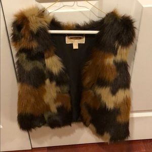 Michael Kors faux fur vest size S